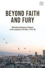 "BEYOND FAITH AND FURY. Vögel über einer Stadtlandschaft im Libanon bei Sonnenuntergang, Titel von Lianne Vostermans."