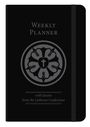 "Weekly Planner", "with Quotes from the Lutheran Confessions", graues Rosenlogo auf schwarzem Hintergrund.