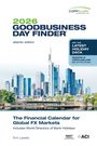 2026 Goodbusiness Day Finder, atlantic edition. Skyline mit modernen Hochhäusern und Fluss im Vordergrund.