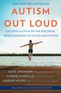 AUTISM OUT LOUD: Ein Kind springt in Wasser; Autoren: Kate Swenson, Carrie Cariello, Adrian Wood. Enthält neues Kapitel.