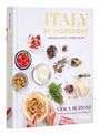 "ITALY BY INGREDIENT. ARTISANAL FOODS / MODERN RECIPES. VIOLA BUITONI. Verschiedenes italienisches Essen und Zutaten."