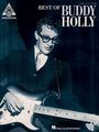 "BEST OF BUDDY HOLLY, 2ND EDITION" steht oben. Darunter ein Mann mit Brille spielt E-Gitarre.