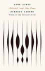 „Dune Lines, Selected and New Poems, Forrest Gander, Winner of the Pulitzer Prize“. Abstrakte schwarze Linien und Formen.
