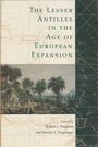 "The Lesser Antilles in the Age of European Expansion" in grüner Schrift. Illustration: Menschen, Palmen, Hintergrund Landschaft.