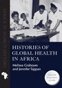 "Histories of Global Health in Africa" von Melissa Graboyes und Jennifer Tappan; vier Personen in einer Gesundheitseinrichtung.