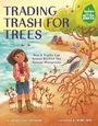 Titel: "Trading Trash for Trees". Untertitel: "How a Plastic Cup Helped Restore the Kenyan Mangroves". Ein Mädchen mit Pflanzen.