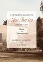 „A Reader’s Guide to New Mexico Literature: Classic to Contemporary“ von Baker H. Morrow und V. B. Price. Gebäude im Hintergrund.
