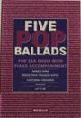 : Five Pop Ballads, Noten