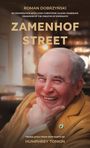 „ZAMENHOF STREET“ von Roman Dobrzyński; Gespräch mit Zaleski-Zamenhof; Übersetzt von Humphrey Tonkin. Illustration eines lächelnden Mannes.