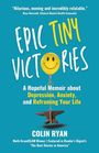 Titel: „Epic Tiny Victories“. Ein Smiley-Ballon hebt einen Amboss. Autor: Colin Ryan. Ein Zitat oben, blaue Schrift.