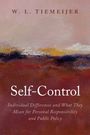 W. L. Tiemeijer: Self-Control, Buch