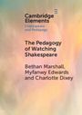 Bethan Marshall: The Pedagogy of Watching Shakespeare, Buch