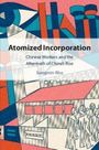 "Atomized Incorporation: Chinese Workers and the Aftermath of China’s Rise" von Sungmin Rho. Illustration in Blau und Rot.
