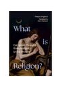 „What is Religion? European Thought from Antiquity to the Present“ vor gemalter sitzender Person in nachdenklicher Pose.