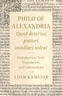 : Philo of Alexandria: Quod Deterius Potiori Insidiari Soleat, Buch