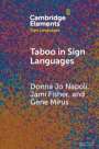 Donna Jo Napoli: Taboo in Sign Languages, Buch