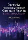 Taylan Mavruk: Quantitative Research Methods in Corporate Finance, Buch