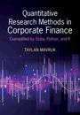 Taylan Mavruk: Quantitative Research Methods in Corporate Finance, Buch