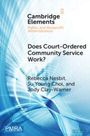 Jody Clay-Warner: Does Court-Ordered Community Service Work?, Buch