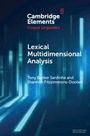 Shannon Fitzsimmons-Doolan: Lexical Multidimensional Analysis, Buch