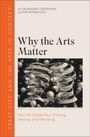 „Why the Arts Matter“ von Aleksandra Sherman und Clair Morrissey. Illustration mit ineinander verschlungenen Köpfen.