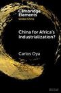 "China for Africa's Industrialization?" von Carlos Oya, Cambridge Elements Global China. Goldener Pinselstrich auf Schwarz.