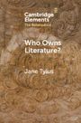 Jane Tylus: Who Owns Literature?, Buch