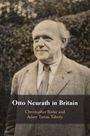 "Otto Neurath in Britain" von Christopher Burke und Adam Tamas Tuboly. Ein Mann in Anzug vor einem Busch.