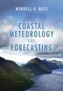 "Wendell A. Nuss: Coastal Meteorology and Forecasting", Küstenlandschaft mit Bergen und Meer unter einem bewölkten Himmel.