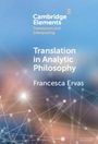 Francesca Ervas: Translation in Analytic Philosophy, Buch