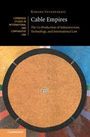 Text: "Cable Empires: The Co-Production of Infrastructure, Technology, and International Law". Buchcover mit Kreisdiagramm.