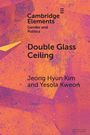 "Double Glass Ceiling" von Jeong Hyun Kim und Yesola Kweon. Abstrakte, lila-orange Farbtöne im Hintergrund.