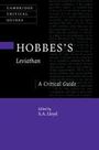 Titel: "Hobbes’s Leviathan: A Critical Guide", Herausgeber: S.A. Lloyd. Schwarzer Hintergrund mit lila Akzent.