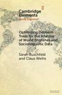 "Optimizing Decision Trees for the Analysis of World Englishes" von Sarah Buschfeld und Claus Weihs. Hintergrund: Weltkartenmotiv.