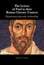 Nina E. Livesey: The Letters of Paul in their Roman Literary Context, Buch