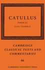 "CATULLUS, POEM 64, GAIL TRIMBLE" steht im Zentrum. Orangefarbener Hintergrund mit dekorativem Rand.