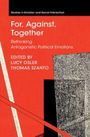 Titel: For, Against, Together. Herausgeber: Lucy Osler, Thomas Szanto. Abstrakte Illustration in Rot und Schwarz.