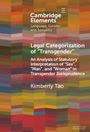 Kimberly Tao: Legal Categorization of 'Transgender', Buch