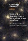 "Writing and Reading Poetry: A Cognitive Poetic Approach" von Marcello Giovanelli und Kimberley Pager-McClymont. Dunkler, funkelnder Hintergrund.