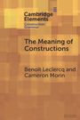 Benoit Leclercq: The Meaning of Constructions, Buch