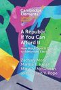 Zachary Mohr: A Republic If You Can Afford It, Buch