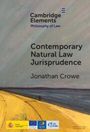 Text: "Contemporary Natural Law Jurisprudence", "Jonathan Crowe". Oben: "Cambridge Elements Philosophy of Law". Unten: Logos.