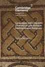 Text: Cambridge Elements, Religion in Late Antiquity, Languages and Linguistic Diversity in Late Antique Mediterranean Religions, Yuliya Minets. Hintergrund: Mosaikmuster.