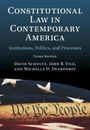 Titel: "Constitutional Law in Contemporary America". Namen: David Schultz, John R. Vile, Michelle D. Deardorff. Flagge und Schriftzug "We the People".