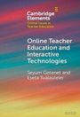 "Online Teacher Education and Interactive Technologies" von Seyum Getenet und Eseta Tualaulelei. Farbverlauf Hintergrund.