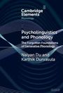 Karthik Durvasula: Psycholinguistics and Phonology, Buch