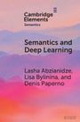 Denis Paperno: Semantics and Deep Learning, Buch