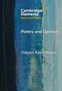 Vidyan Ravinthiran: Poetry and Opinion, Buch