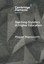 "Teaching Stylistics in Higher Education" von Megan Mansworth. Graues, geometrisches Muster im Hintergrund.