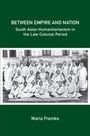 „BETWEEN EMPIRE AND NATION“ – Buchcover mit einem historischen Schwarz-Weiß-Foto von Menschen in traditioneller Kleidung.